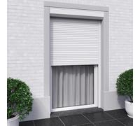 Volet Roulant ALU H170 cm x L150 cm Electrique Filaire Blanc