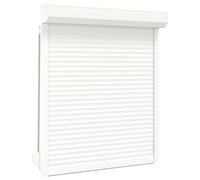 Volet roulant aluminium 110x130 cm blanc