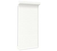 Volet roulant aluminium 110x220 cm blanc
