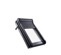 Volet Roulant Extérieur Originale Roto ZRO - Volet Roulant Manuel - avec Manivelle - Lamelles en Aluminium à Double Paroi - pour la Série Designo R6/R8 - Taille 114/160 | 11/16 - Anthracite Métallisé