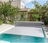 Volet roulant piscine Silver-Roll lames PVC sur mesure