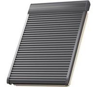 Volet roulant rigide pour fenêtre de toit, gris anthracite, électrique, l.134 x H.140 cm, Velux SML UK08 0000S