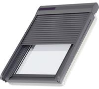Volet roulant rigide pour fenêtre de toit, gris anthracite, à énergie solaire, l.55 x H.78 cm, Velux SSL CK02 0000S