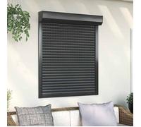 Volet roulant - vidaXL - Aluminium - 100x130 cm - Anthracite