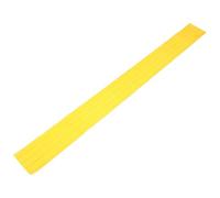 Volet Suspendu Transparent pour Niche Chien PVC, Rideau Maison 74x7 Pouces | Structure à Rabat, Design Transparent, Visibilité pour L’animal, Usage Extérieur, Couleur Jaune