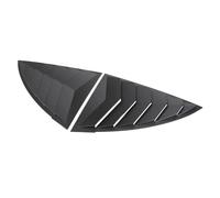 Volets des Vitres Latérales Arrière Convient pour Tesla Model Y Launch/Juniper 2025 Stores triangulaires arrière Becquet de fenêtre triangulaire de lunette arrière Persiennes fenêtre(2pcs Bright black
