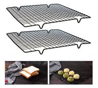 Volette de Refroidissement Gâteau,Grille de Refroidissement,Moule à Gâteau de Refroidissement Rack pour Ménage Pâtisserie Café,2PCS