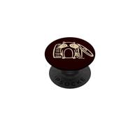 Voleur de Pizza Mignon Raton Laveur des années 90 Y2K PopSockets PopGrip Adhésif