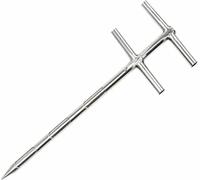 Voleur d'échantillons pour poudres et solides granulaires - Construction en acier inoxydable de qualité professionnelle pour une longue durée de vie