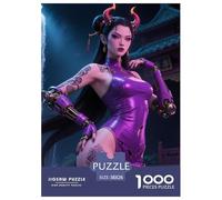 Voleur démon 1000 Pieces Puzzle Halloween Puzzle pour AdultesJeu Série Décorations Familiales Cadeau Difficile pour Les 38x26cm/1000pcs