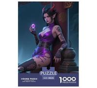 Voleur démon 1000 Pieces Puzzle Halloween Puzzle pour AdultesJeu Série pour La Décoration De La Maison Le Cadeau Parfait pour La Famille Et Les Amis Jouets Défi 38x26cm/1000pcs