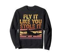 Volez comme Vous l'avez volé Pilot Rétro Sweatshirt