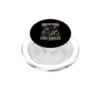 Volez sur des Ailes comme des aigles, Foi chrétienne, Ésaïe 40:31 PopSockets PopGrip pour MagSafe