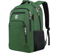 Volher Laptop Backpack,Business Travel Anti Theft Slim Durable Laptops Backpack with USB Charging Port,Water Resistant College Computer Bag for Women & Men Fits 15.6 Inch Laptop and Notebook-Green