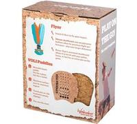 Voli - Set de 2 Raquettes et Volant de Badminton Marron G