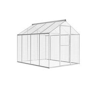 vidaXL Volière d'extérieur Aluminium 178 x 242 x 192 cm