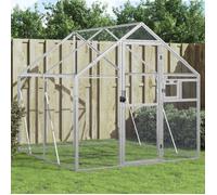 vidaXL Volière 1,79×2×1,85 m – Aluminium argenté