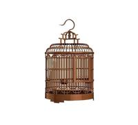 volière Cage à Oiseaux Ronde en Plastique for perroquets et canaris d'élevage ornementale Une Seule Couche
