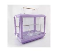 Volière Cage Cage à Oiseaux for Animaux de Compagnie, Cage Perroquet écologique en Acrylique Transparent, Grande spéciale for Villa et Maison Cage à Oiseaux(Purple)