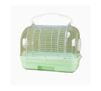Volière Cage Cage à Oiseaux, Perroquet, Cage d'extérieur Horizontale en Soie, Voyage extérieur, spécial, Petite, Portable Cage à Oiseaux(Green)