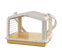 volière Cage Cage à Oiseaux Portable d'extérieur avec bandoulière réglable et Grillage Horizontal en Sens Inverse for perroquets