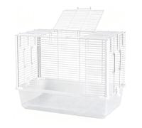 volière Cage Cage for Grands perroquets avec châssis surélevé for éviter Les éclaboussures et Vision Transparente. Moineau de Java, Perruche ondulée