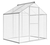 vidaXL Volière d'extérieur Aluminium 178 x 122 x 194 cm