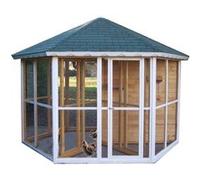 Volière en bois HABRITA 9,6 m²