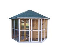 Volière en bois HABRITA 9,6 m²