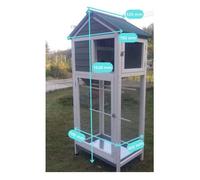 Volière Inséparable Toit Shingle