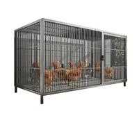 Voliere Poule en Métal, Enclos Poules Exterieur, Cage pour Animaux, Enclos Lapin pour Cour Extérieure, Ferme, Enclos à Canards, Poulet(Small)