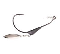 VOLKIEN SOUL Talion Blade Tungsten - Hameçon Texan Plombé Tungstène avec Palette - Specialized Hook - Black Nickel - Blister de 1