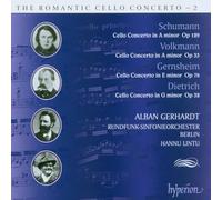 Volkmann, Dietrich, Gernsheim, Schumann : Concertos pour Violoncelle. Gerhardt, Becker