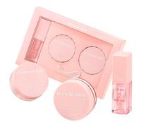 VolksRose Kit de Soin des Lèvres - Gommage Doux au Sucre, Masque Nocturne Nourrissant et Huile pour Lèvres - 3 en 1 pour Lèvres Sèches, Gercées et Lignes Fines