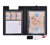 VolksRose Tableau Tactique Magnétique pour Coachs de Basket - Plaquette Coaching avec Pièces Aimantées & 2 Marqueurs - Cadeau de Gamme pour Entraîneur, Analyse de Match & Préparation Tactique