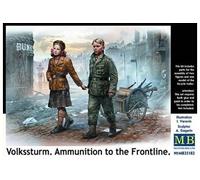 Glow2B Maquette figurine Volkssturm "Ammunition To The Frontline" MB35182 1/35
