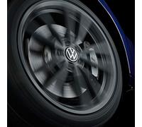 Volkswagen 000071213D Bouchon de moyeu Dynamique pour Jantes LML avec Logo Debout