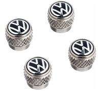 Volkswagen 000071215D - Bouchons de valve avec logo VW - Pour valves en caoutchouc et en métal, 4 pièces