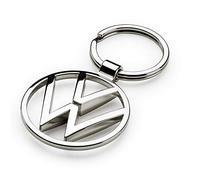 Volkswagen 000087010BN Porte-clés VW New Métal Argenté