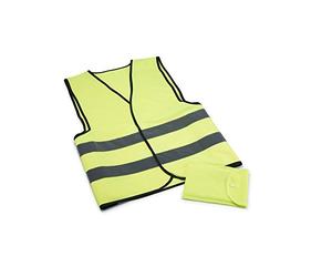 Volkswagen 000093056G655 Gilet de Signalisation Din en 471, Jaune