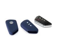 Volkswagen 5H0087012530 Coque de n Silicone pour clé à 3 Boutons avec Logo VW Bleu foncé