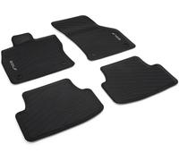 Volkswagen 5H1061500A82V Lot de 4 Tapis de Sol en Caoutchouc pour Toutes Saisons avec Inscription Golf pour système d'entraînement Mild Hybrid M-HEV (0K4), 850x530x35, Noir