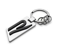 Volkswagen 5H6087010 Porte-clés avec logo R en métal Argenté/chromé/noir Taille M