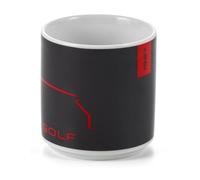 Volkswagen 5HG069601C Tasse à café Collection Golf Tasse Tasse 250 ml Porcelaine Gris foncé/rouge