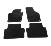 Volkswagen 7N1061404AWGK Tapis de Sol Textile Set Plus Avant/1ère Rangée de Siège, Noir Satin