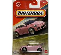 Volkswagen Beetle Convertible Rose 2019 - Matchbox - Scala 1/64 Circa
