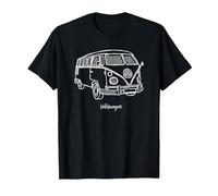 Volkswagen Camper Doodle T-Shirt, Homme, Noir, 5XL