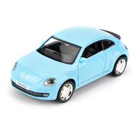 Volkswagen Coccinelle 2012, échelle 1:36, en aluminium, convient pour la collection de jouets, modèle de voiture avec fonction Pull Back, cadeau pour enfants, bleu