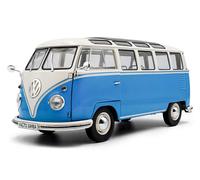 Solido Voiture miniature VW T1 21 Windows 1:18 Bleu/Blanc