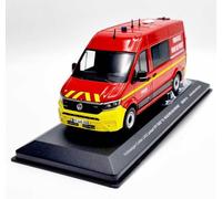 VOLKSWAGEN Crafter Pompiers L2H2 Lambert VFF Véhicule Feux De Forêt SDIS 13 Bouches-Du-Rhône 1/43 Métal Véhicule de Coll